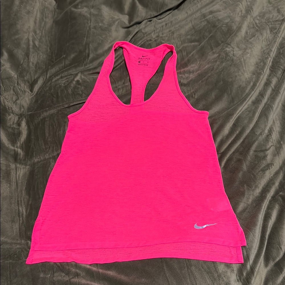 Nike Pink Sleeveless Racerback Tank Top